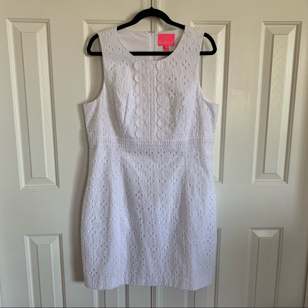 NWT Lilly Pulitzer Railee Resort White Shift Dress
